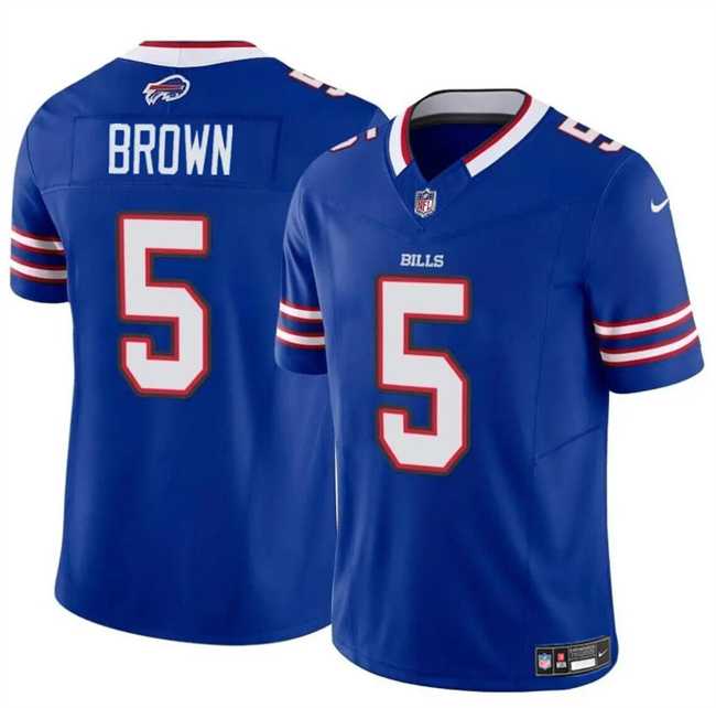 Men & Women & Youth Buffalo Bills #5 Anthony Brown Blue 2024 F.U.S.E. Vapor Untouchable Limited Football Stitched Jersey